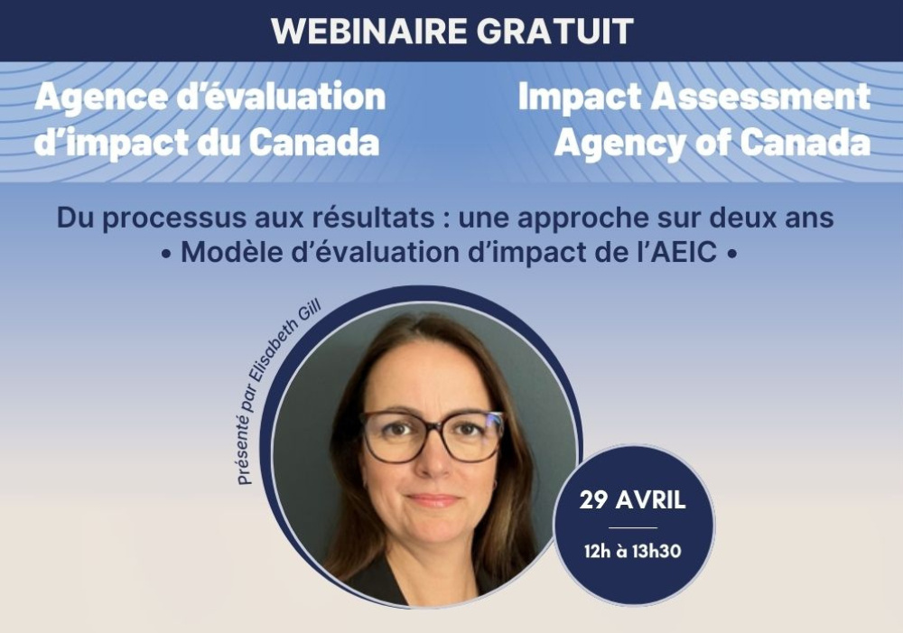 Webinaire gratuit - Du processus aux résultats : une approche sur deux ans – Modèle d’évaluation d’impact de l’AEIC