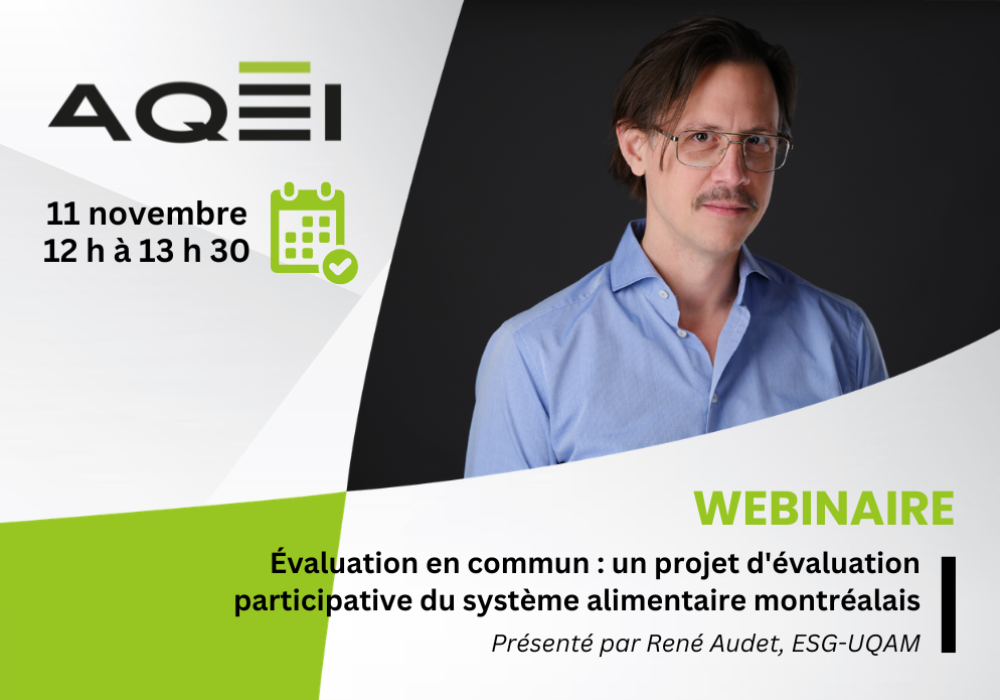 Webinaire - Évaluation en commun : un projet d’évaluation participative du système alimentaire montréalais